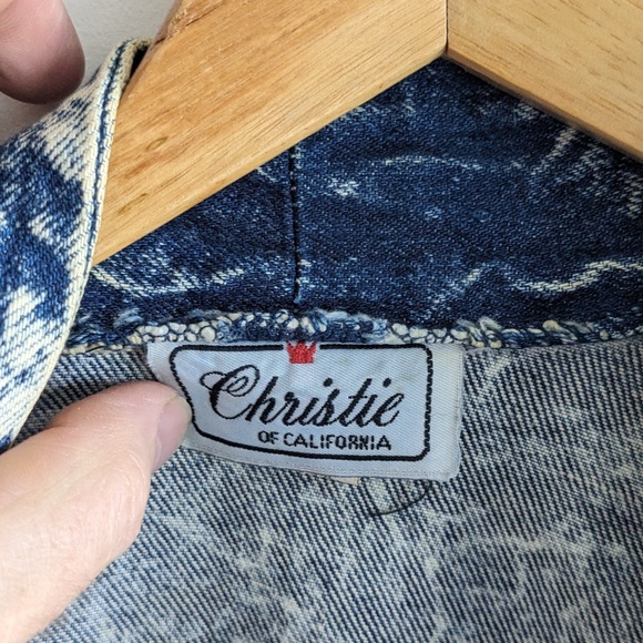 Oversized Acid Wash blazer - Picture 3 of 5